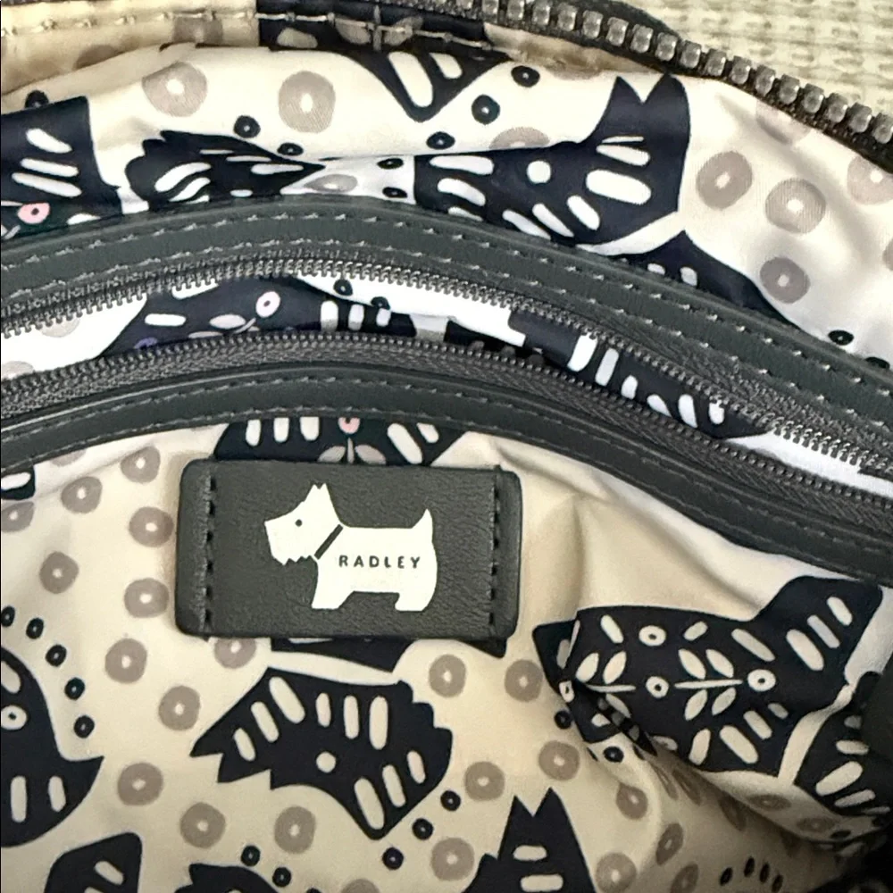 RADLEY LONDON Black and Gray Crossbody Bag - Picture 4 of 7